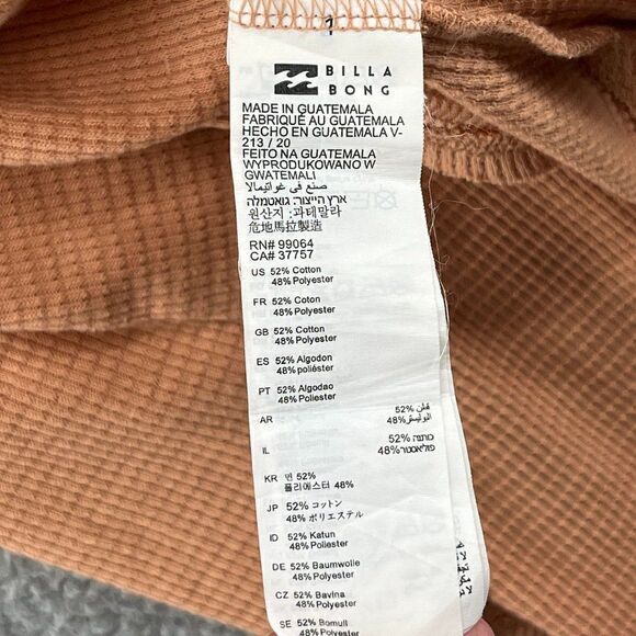 Billabong Any Day Thermal Long Sleeve T-Shirt Size Extra Small - Picture 10 of 15